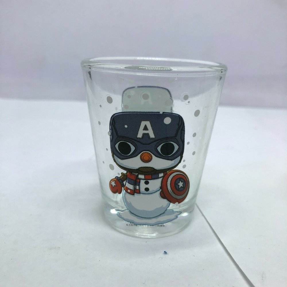 Funko Marvel Thanos Captain America Toothpick Holders Shot Glass Lot of 2 - Picture 5 of 8